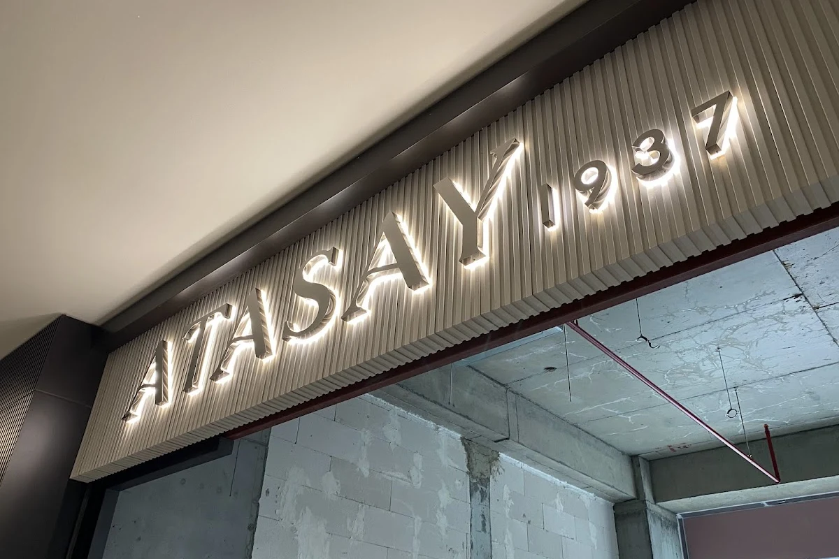 Atasay paslanmaz çelik endirekt ışıklı kutu harf tabela